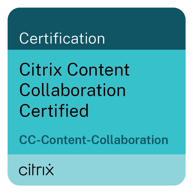 CC-Content-Collaboration · Citrix Content Collaboration Certified